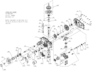 Transmission (Rh) Diagram and Parts List for ZTX6-60KH (47RTAHA8010)(2020) Cub Cadet Lawn Tractor